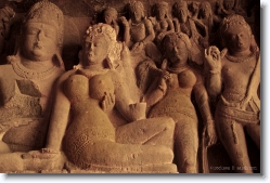 parvati_ellora_cave_29 * parvati and siva at cave 29, ellora caves, maharashtra